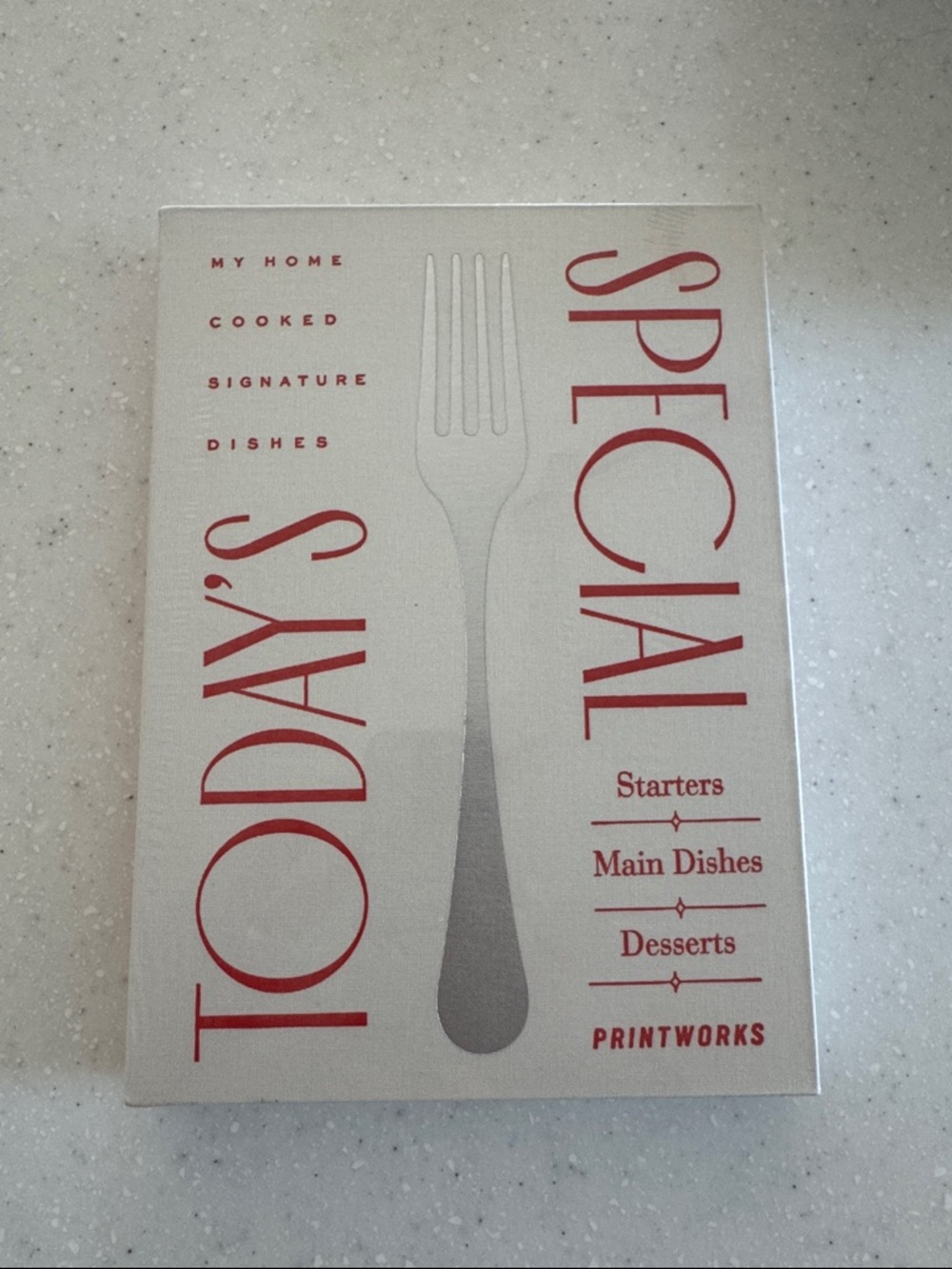 Today's Special blank cookbook